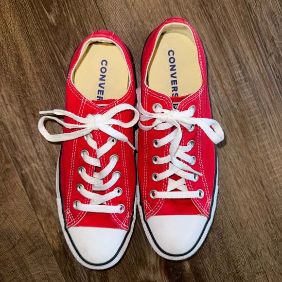 NEW Red Converse All Star Sneakers / Shoes - Men's Size 8 / Women's Size 10 - Picture 3 of 7
